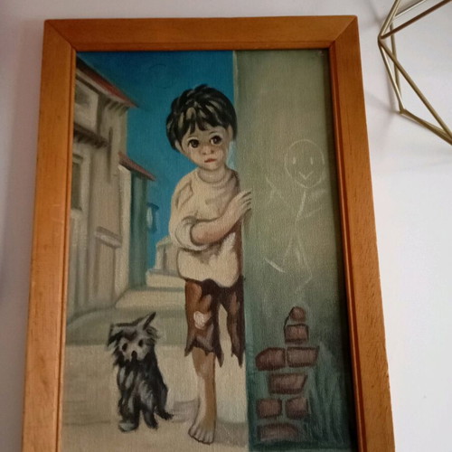 Old painting used