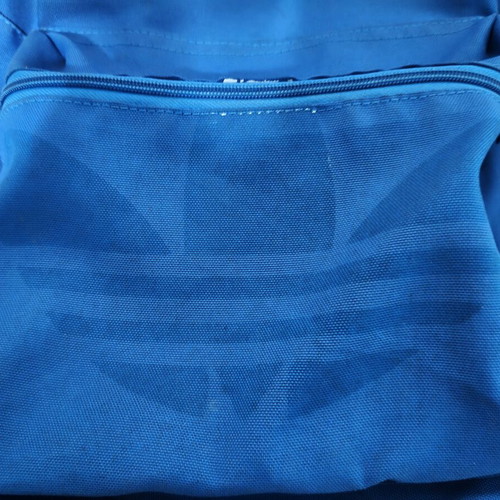 Adidas backpack blue used for daily activities