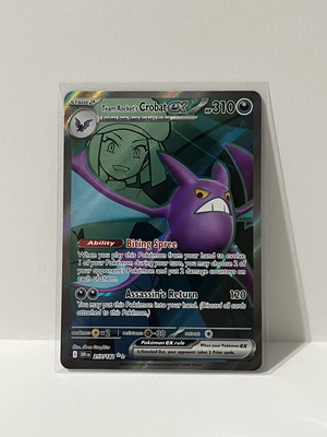 Pokemon Team Rocket’s Crobat Ex Ultra Rare Destined Rivals 217/182 like new