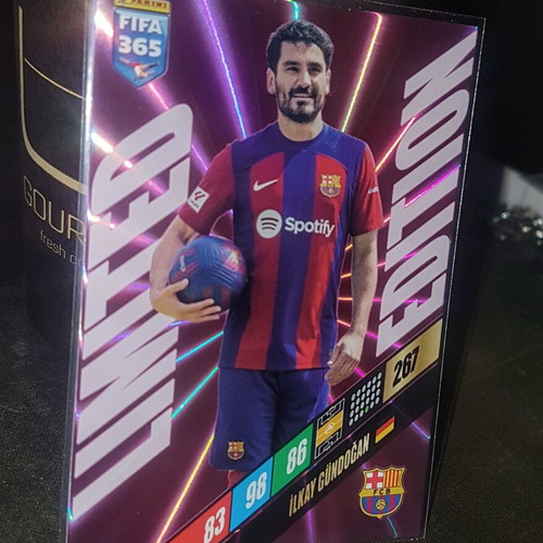 Ilkay Gundogan Limited Edition 2024 Panini Adrenalyn XL FIFA 365 card like new