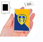 Μαγνητάκι Leeds United με διάφανη ακρυλική κορνίζα φωτογραφιών