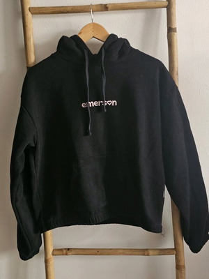 Φούτερ Emerson μαύρο σαν καινούργιο, μέγεθος L