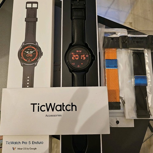 TicWatch Pro 5 Enduro σαν καινούργιο premium smartwatch Wear OS