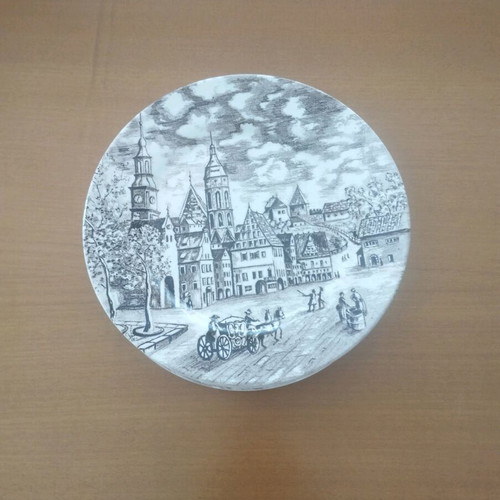 Rare Set of 6 Plates ARNIK "Old Town" (English Style)