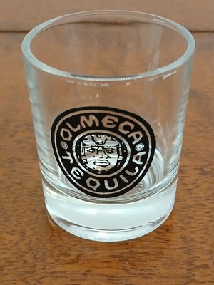 Olmeca tequila shot glass used