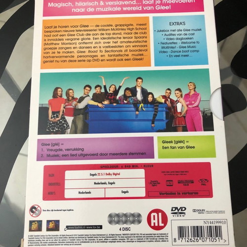 Glee Season One DVD boxset used with English subtitles 4-disc