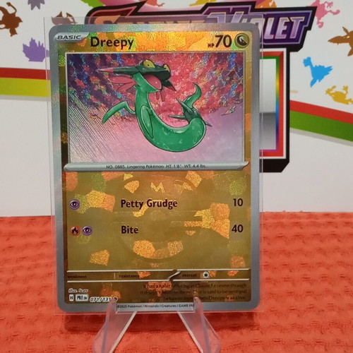 Pokemon Dreepy (xPRE 071) masterball card like new