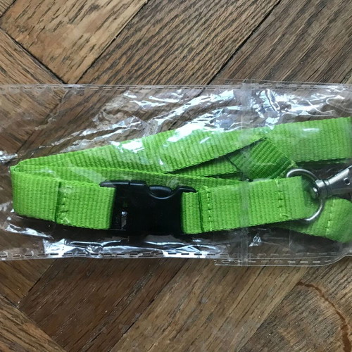 Lanyard green new, Danish brand, retro vintage