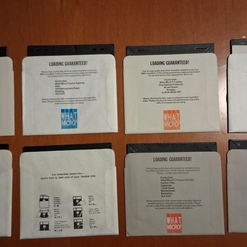 What Micro 5.25-inch software disks used, pack of 8