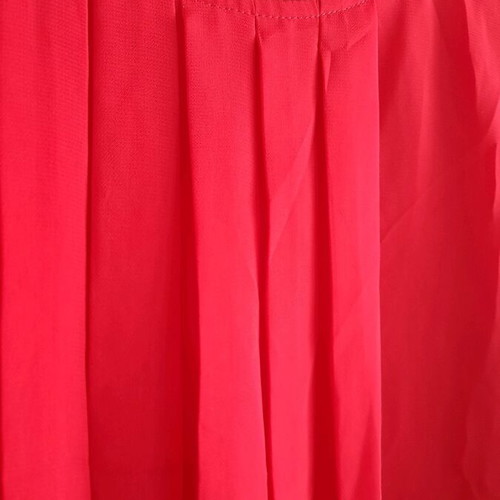 Red chiffon dress like new, size XL