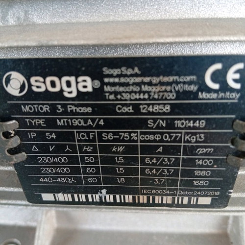 Three-phase motor like new