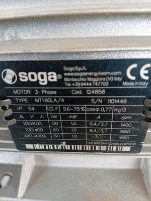 Three-phase motor like new