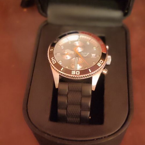 Armani Exchange wristwatch with chronograph and date