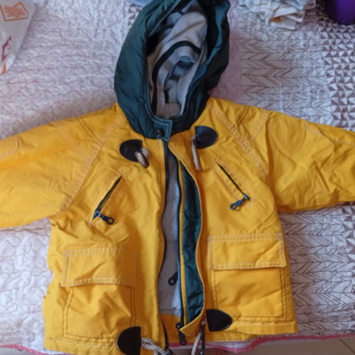 Heavy winter coat for 18 months, 86 cm, like new