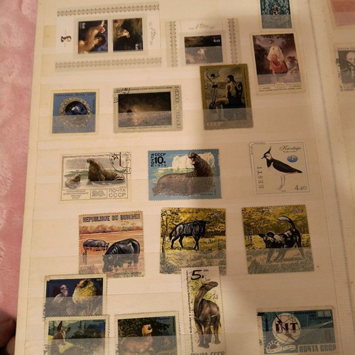 Stamps used from various countries