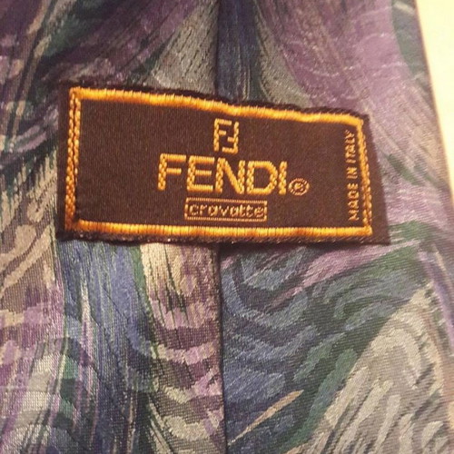 FENDI tie new all-silk with exceptional design
