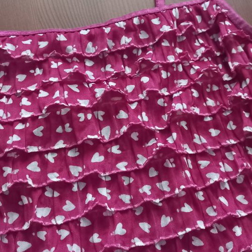 Marks & Spencer Fuchsia Top with Hearts Medium Like New