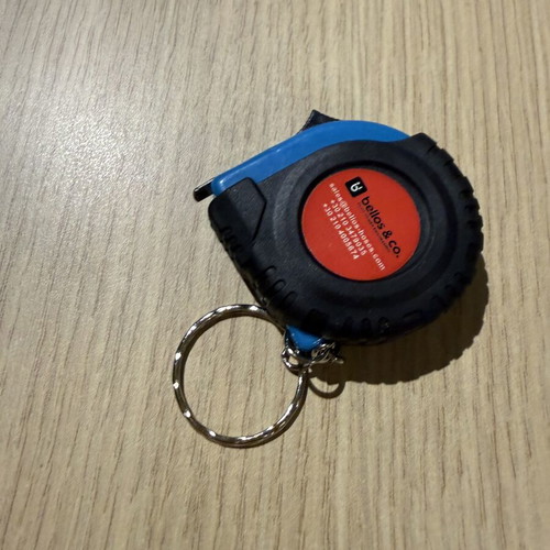 Measuring Tape Keychain like new, collectible and practical