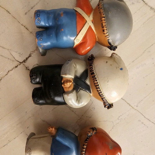 Mainzelmännchen figures vintage, used, all together