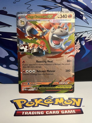 Mega Camerupt EX Pokémon TCG card like new