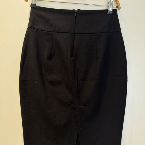 Zara black bodycon pencil skirt size 34 fits S like new