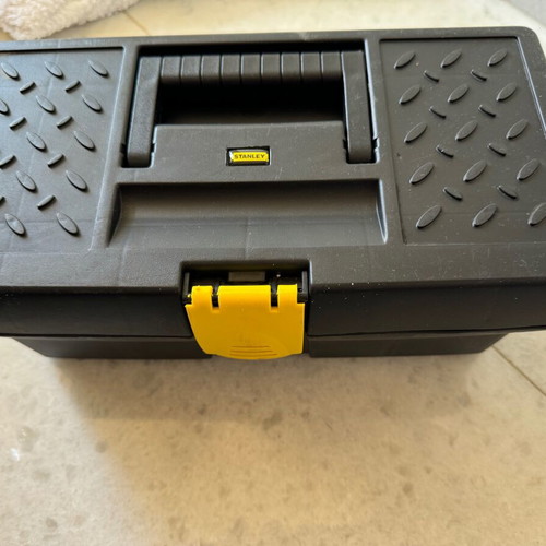 Stanley toolbox black 31.8 x 17.8 x 13 cm like new
