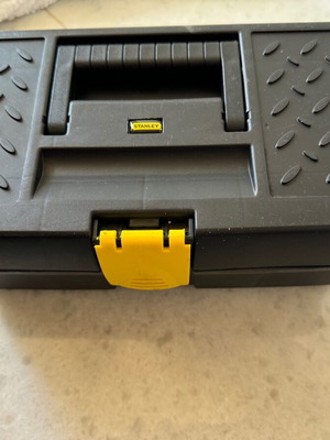 Stanley toolbox black 31.8 x 17.8 x 13 cm like new
