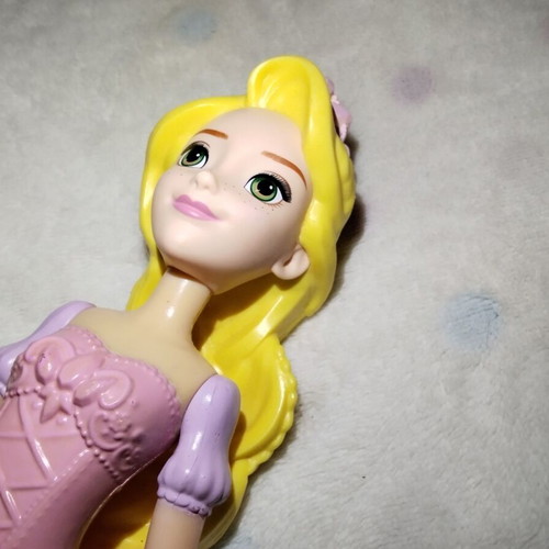 Rapunzel Water Ballet doll used, Disney Princess, 30 cm, Mattel 2020