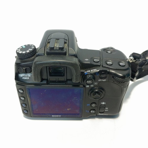 Sony Alpha DSLR-A700 with Minolta lens used, two batteries charger and 8GB card