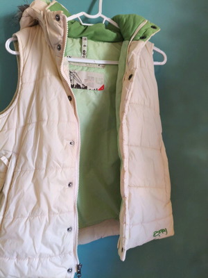 Дамски безръкавно яке Burton като ново, бежово, Small/Medium