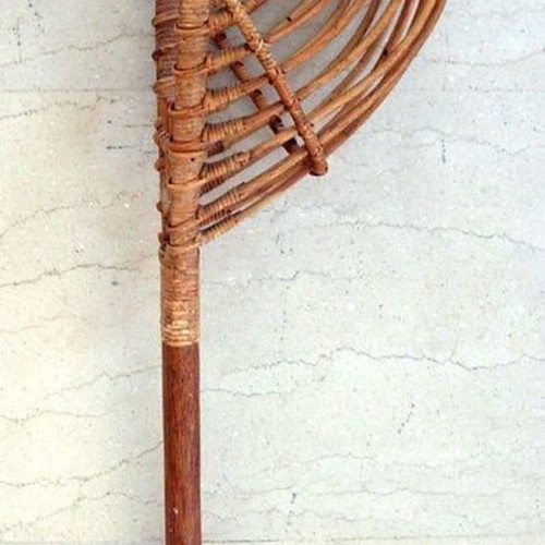 Traditional woven bamboo fruit picker new