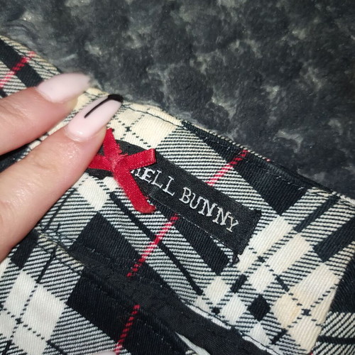 Plaid punk pants hell Bunny like new, size S