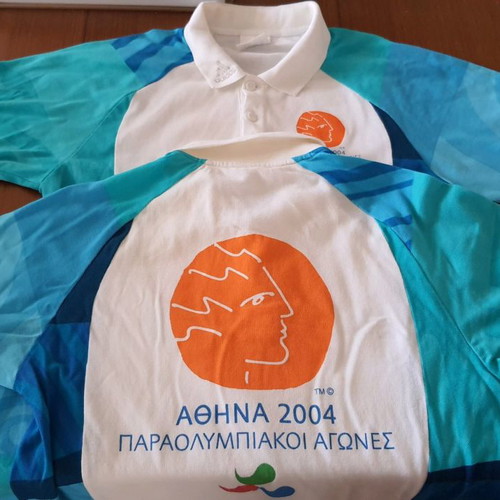 Athens 2004 Paralympic Games referee t-shirts used, size S, set of 2