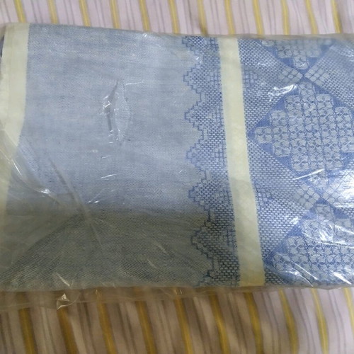 Vintage linen cotton tablecloth double-sided 1.50 x 2.75 m new