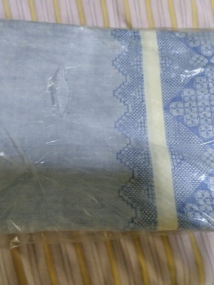 Vintage linen cotton tablecloth double-sided 1.50 x 2.75 m new