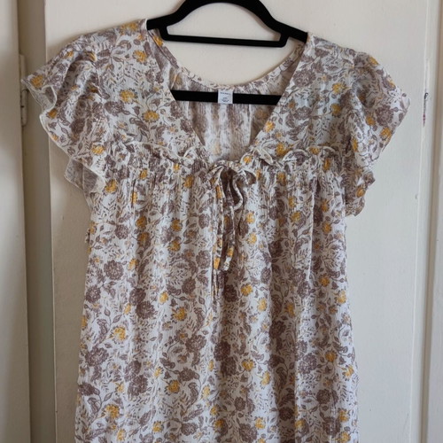 Floral vintage top used, size XXL, Old Navy