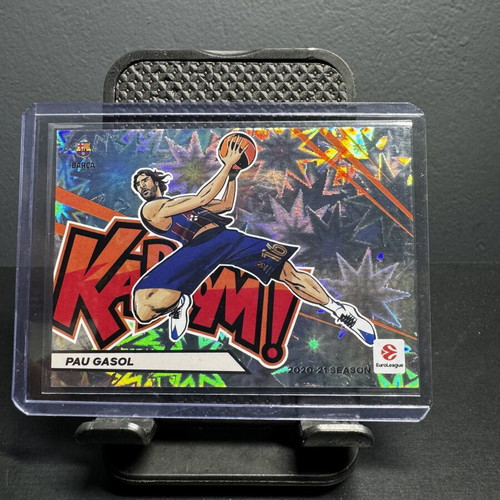 Pau Gasol Kaboom! #5 SSP Panini Contenders EuroLeague card like new