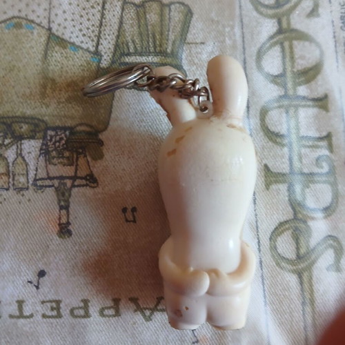 Rabbit Invasion keychain used figure