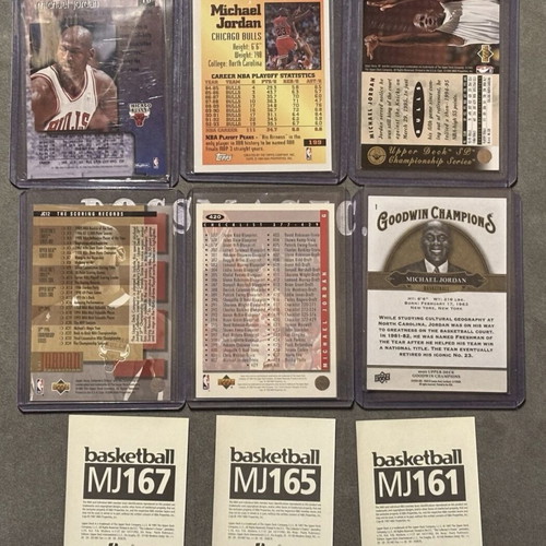 Michael Jordan 9 cards used