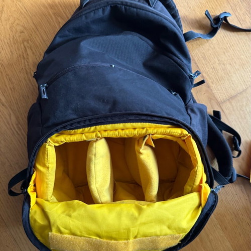 KATA camera bag used with waterproof cover