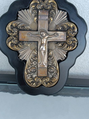 Silver Cross 950 "The Crucifixion" like new with Certificate of Authenticity