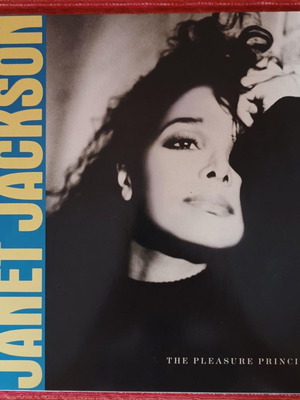 Janet Jackson The Pleasure Principle vinyl record like new, 12''