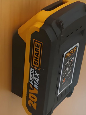 Επιτοίχια βάση μπαταριών INGCO 20V νέα