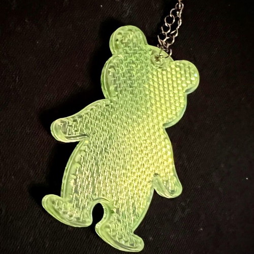Reflective Bear New, Yellow-Green