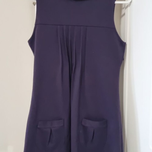Purple Sleeveless Blouse Dress like new