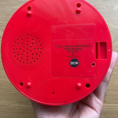 Pokemon Pikachu alarm clock used, vintage Nintendo 1998