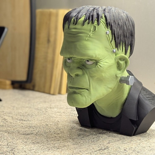 Frankenstein headphone holder and decorative bust new