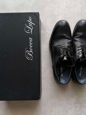 Bocca Lupo Oxford leather shoes size 42 like new black
