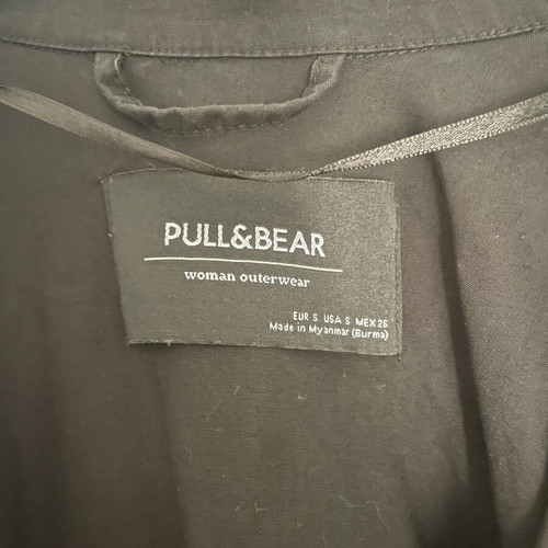 Short black jacket Pull & Bear small, used, 100% lyocell