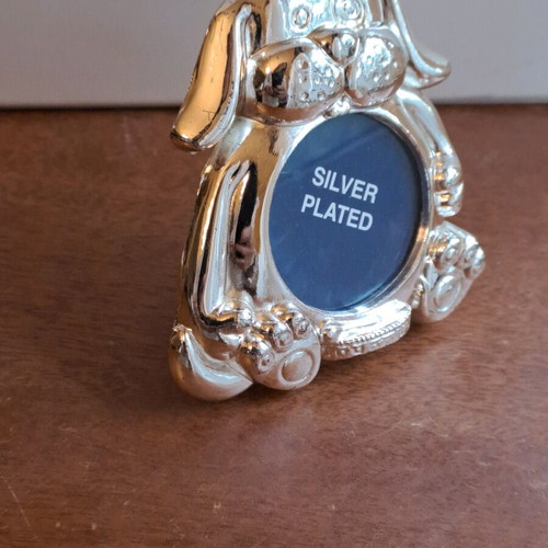 Silver-plated children's photo frames like new, set of 5